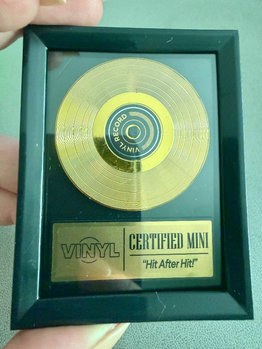 Mini Brands Vinyl Gold Record Plaque RARE Chase 🏆 Really Works Series 1